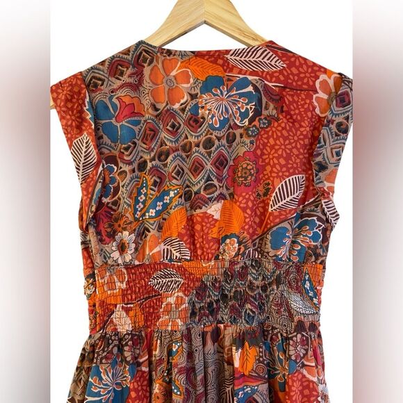 Fire Los Angeles Full Front Zip 100% Cotton Dress. Size Medium - Picture 7 of 11